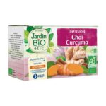 Infusion thé chai curcuma 30g Jardin Bio Infusion relaxante Maroc