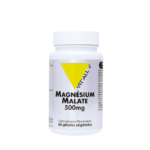 Magnesium malate 500mg 60 gélules Vit'All+ Complément musculaire Maroc