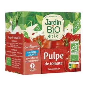 Pulpe de Tomate 500ml Jardin Bio Saveur authentique Maroc