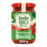 Sauce tomate basilic 200g Jardin Bio Tomate basilic Maroc