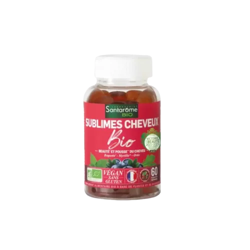 Sublimes Cheveux 60 gummies de Santarome Cheveux sublimés au Maroc