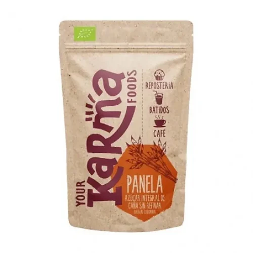 sucre-canne-complet-panela-karma-200g Sucre de canne complet Panela bio Karma Foods 200g