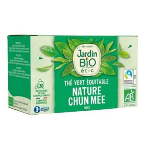 Thé vert nature doux 40g Jardin bio Infusion apaisante Maroc