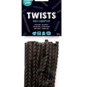 Twist's réglisse salée 100g Terrasana Bonbons savoureux Maroc