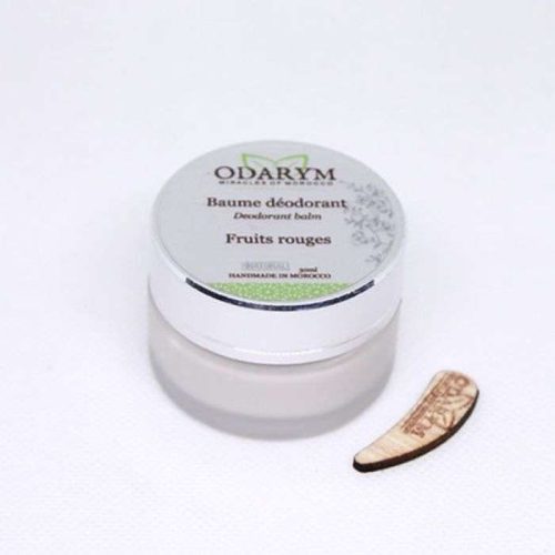 Baume déodorant Fruits Rouges 50 ml de la marque Odarym Maroc Baume déodorant Fruits Rouges 50 ml de la marque Odarym Maroc