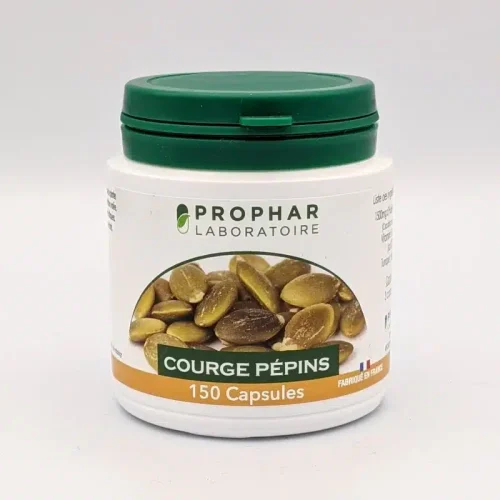 Courge Pépins 100 gélules de la marque Prophar Maroc