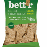 Crackers aux Graines & Green Herbes Bio 150g Bett'r Vegan Maroc