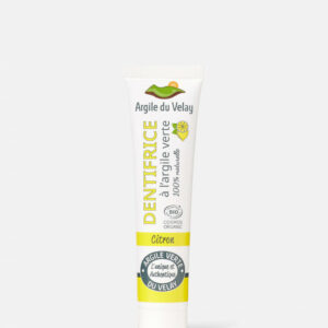 Dentifrice Argile Verte Citron 75ml Argile du Velay Maroc