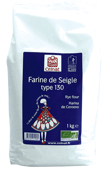 Farine de Seigle T130 – 1kg – Celnat