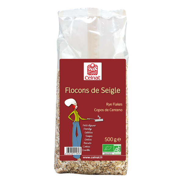 Flocons de Seigle – 500g – Celnat