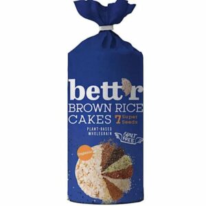 Galettes de Riz Multigraines Bio 120g Bett'r Vegan Maroc