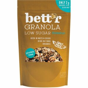 Granola Noisette Faible en Sucre Bio 300g Bett'r sans Gluten Maroc