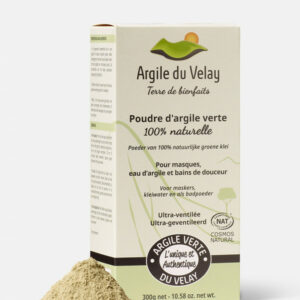 Poudre d’Argile Verte 300g Argile du Velay Maroc