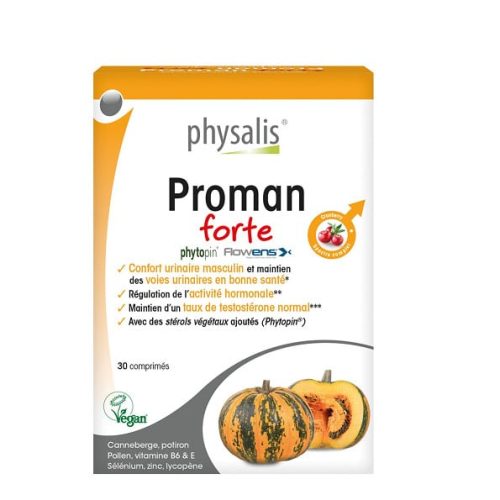 Proman Forte 30 comprimés de la marque Physalis Maroc Proman Forte 30 comprimés de la marque Physalis Maroc