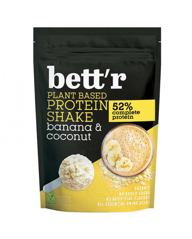 Protéine Shake Banane-Coco Bio – 450g – Bett’r