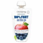 Purée de Fruits Pomme Myrtille 120g ClearSpring Bio Maroc