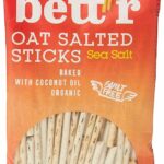 Salty Sticks Avoine Basilic et Origan Bio 50g Bett'r Vegan Maroc