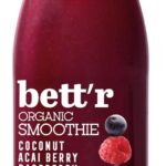 Smoothie Framboise Açai et Coco Bio 250ml Bett'r Maroc