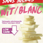 Tablette Moins de Sucres Chocolat Blanc 85g Damhert Nutrition Low carb Maroc