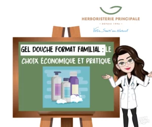 Article gel douche format familial