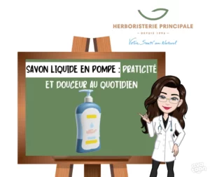 Article savon liquide en pompe