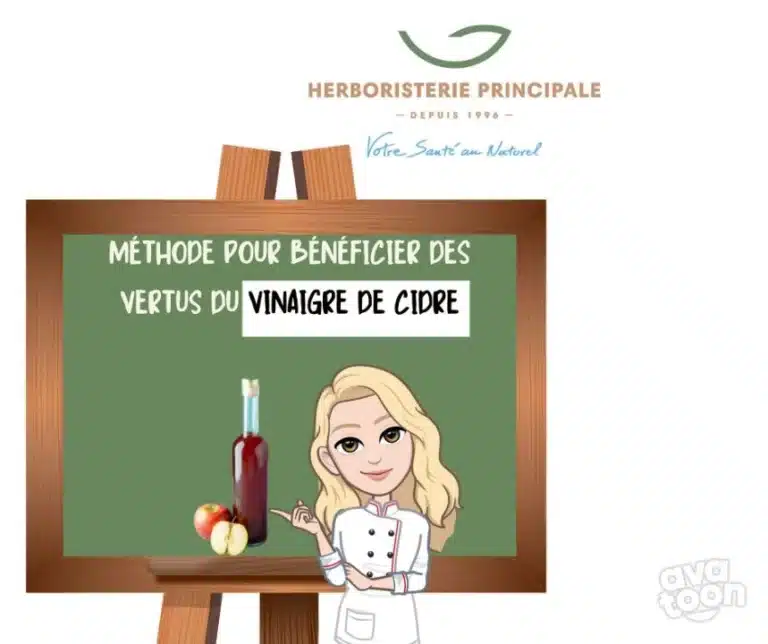 caricature article blog Vinaigre de cidre