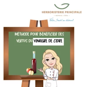 caricature article blog Vinaigre de cidre