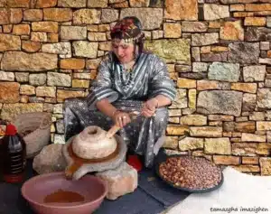 extraction de l'huile d'argan