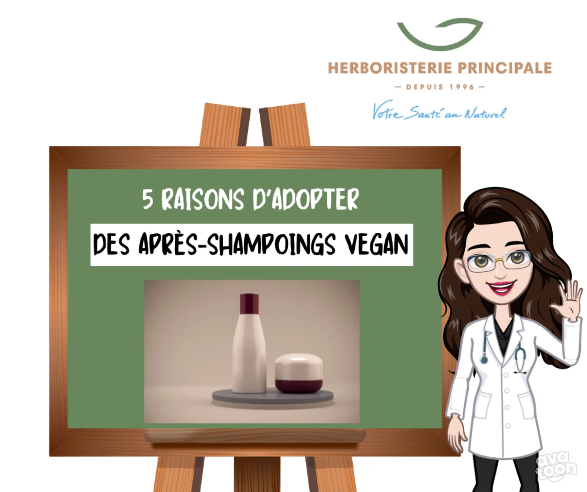 Article après-shampoings vegan