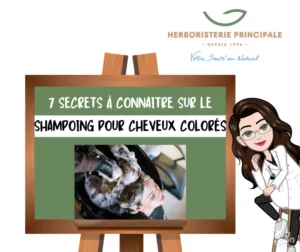 Article shampoing cheveux colorés