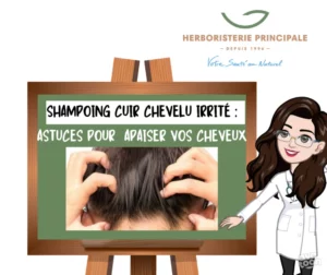 Article shampoing cuir chevelu irrité