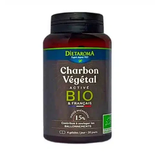 Charbon végétal 120 gélules DIETAROMA Charbon végétal 120 gélules DIETAROMA