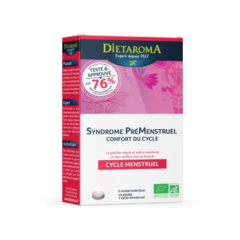 Syndrome PréMenstruel – 30 comprimés – DIETAROMA