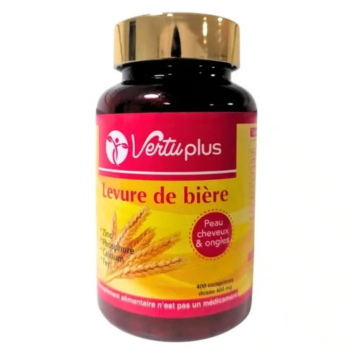Levure de bière - 400 comprimés - VertuPlus