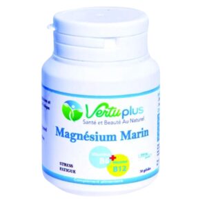 Magnésium marin + (B6+B12) 30 gélules vertuplus