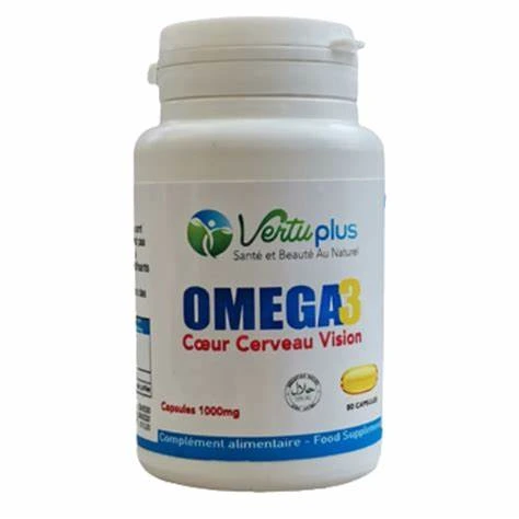 Oméga 3 – 50 capsules – 1000mg – VertuPlus