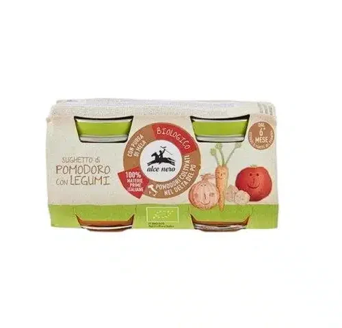 Sauce tomate aux légumes - 2*80g - Alce Nero