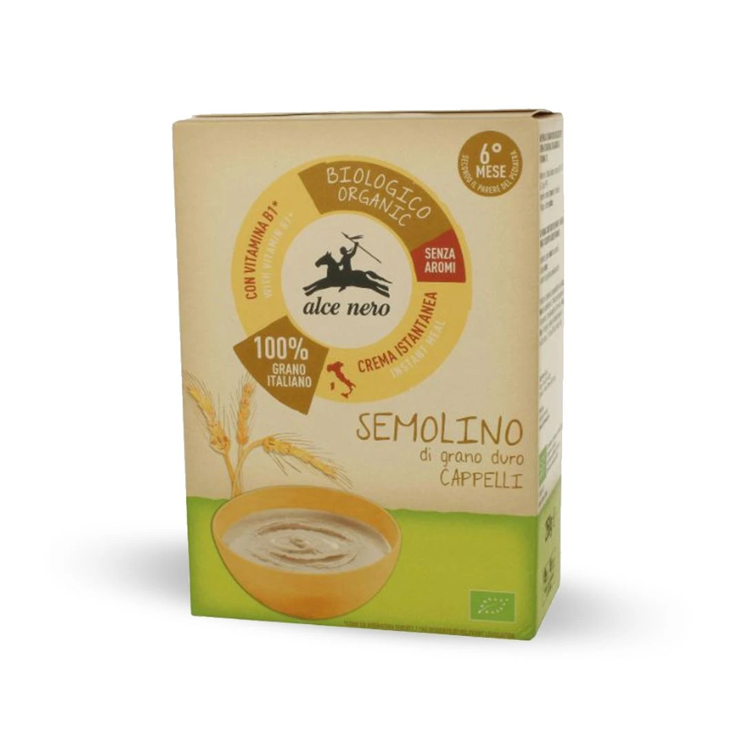 Semoule de blé avec vitamine B1 – 250g – Alce Nero