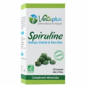 Spiruline - 200 comprimés - 500mg - Vertuplus