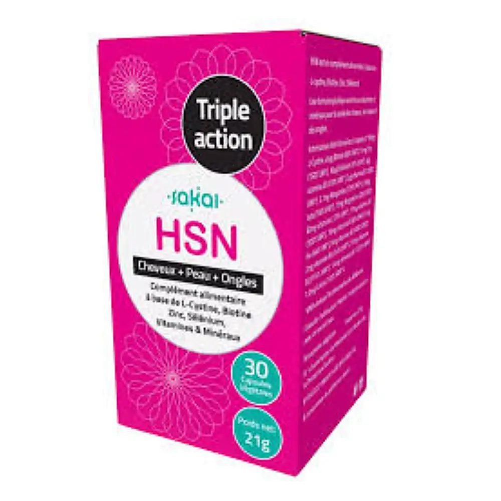 hsn-30-comprimes-hyphadiet HSN 30 comprimés Hyphadiet cheveux peau ongles biotine zinc
