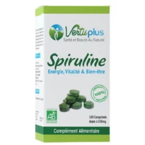 spiruline - 100 comprimés - 500mg - Vertuplus