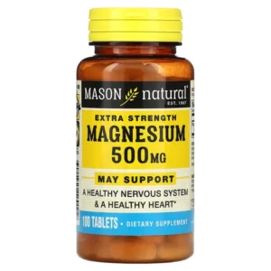 Magnésium Extra Force - 100 comprimés - Mason Natural