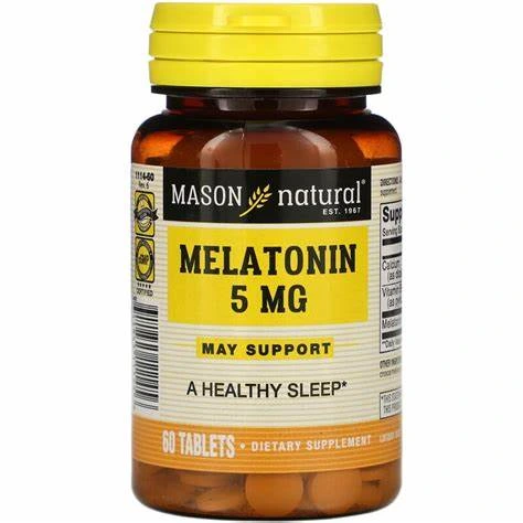 Mélatonine – 60 comprimés – Mason Natural