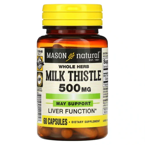Chardon-Marie - 500mg - 60 capsules - Mason Natural Chardon-Marie - 500mg - 60 capsules - Mason Natural