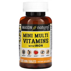 Mini multivitamines avec Fer - 100 comprimés - Mason Natural