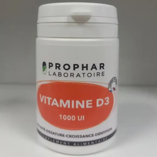Vitamine D3 - 50 gélules - Prophar Vitamine D3 - 50 gélules - Prophar