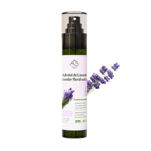 Hydrolat de lavande 170 ml Lotus Bio Flacon de 170 ml d'eau florale de lavande Lotus Bio