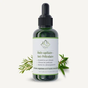 Huile capillaire Anti-pelliculaire 50 ml Lotus Bio Huile de soin capillaire anti-pelliculaire 50 ml Lotus Bio packshot