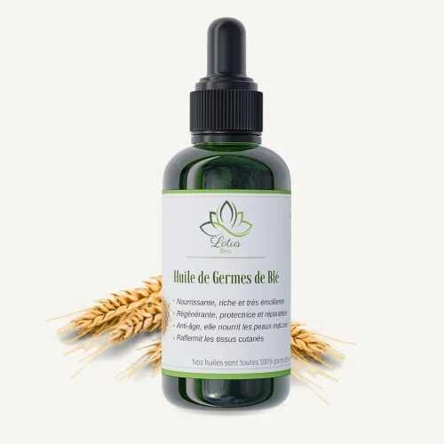 Huile de germe de blé 50 ml Lotus Bio packshot flacon