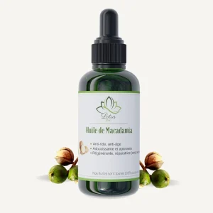 Huile de macadamia 50 ml Lotus Bio packshot flacon